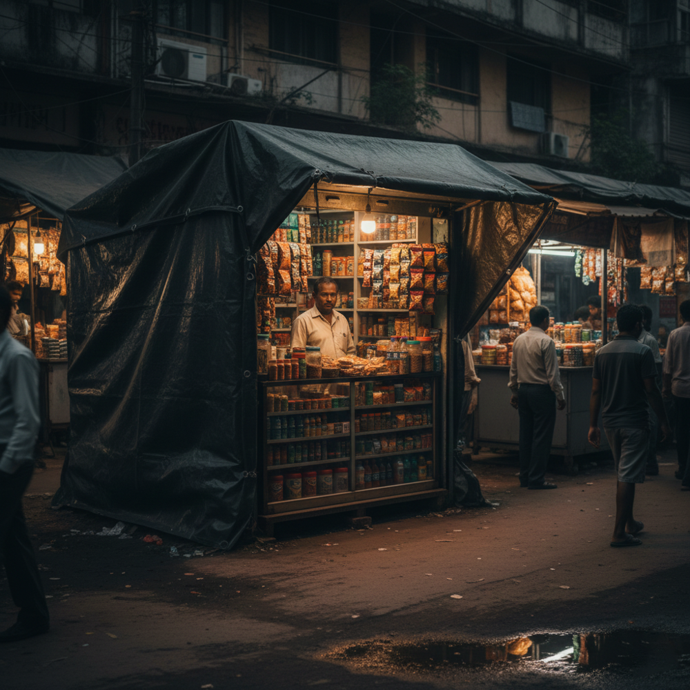 Kirana Store Tarpaulin