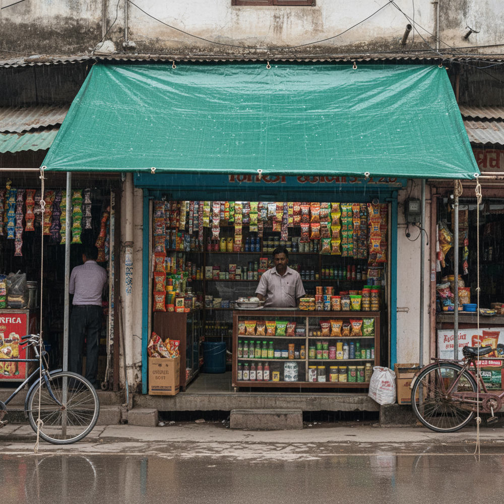 Kirana Store Tarpaulin