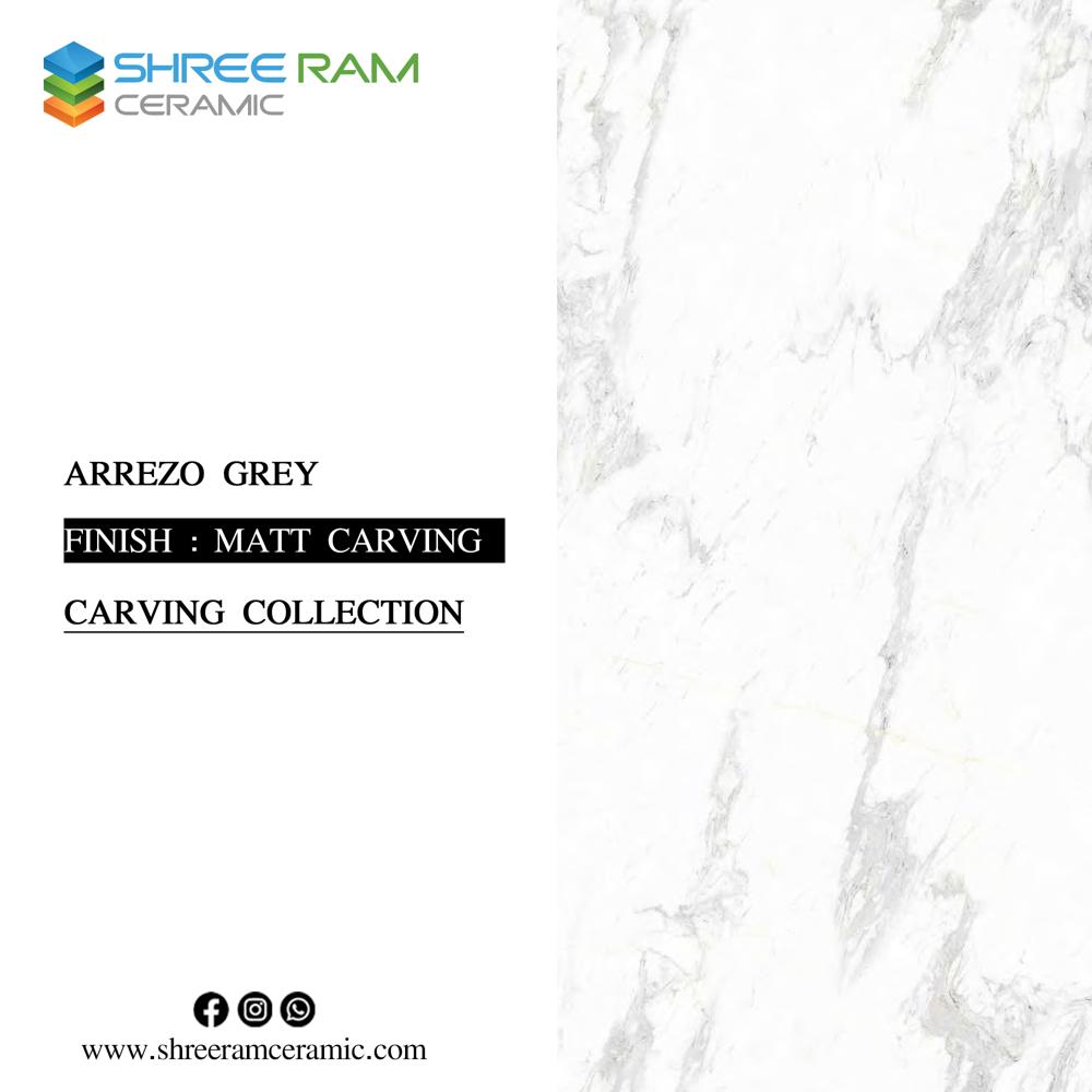 carving vitrified floor tiles