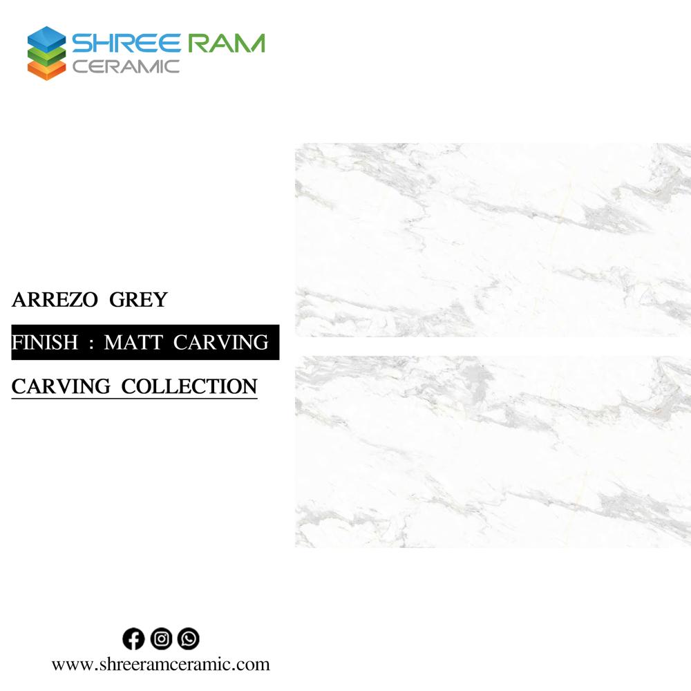 carving vitrified floor tiles