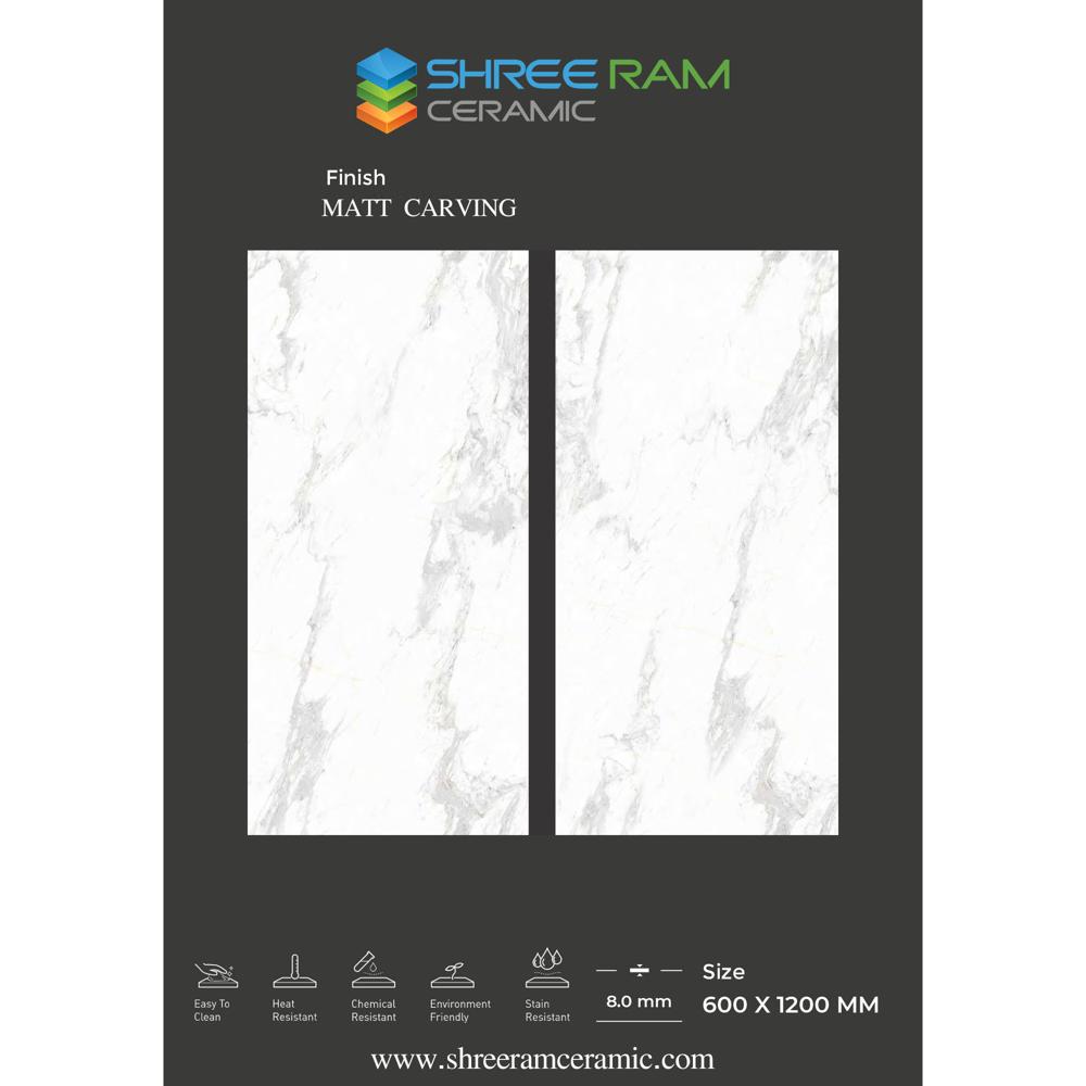 carving vitrified floor tiles