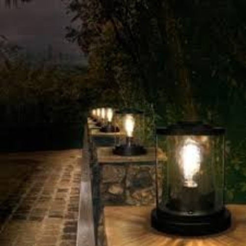 800136 Philips FABULA Post IP65 BlackE27