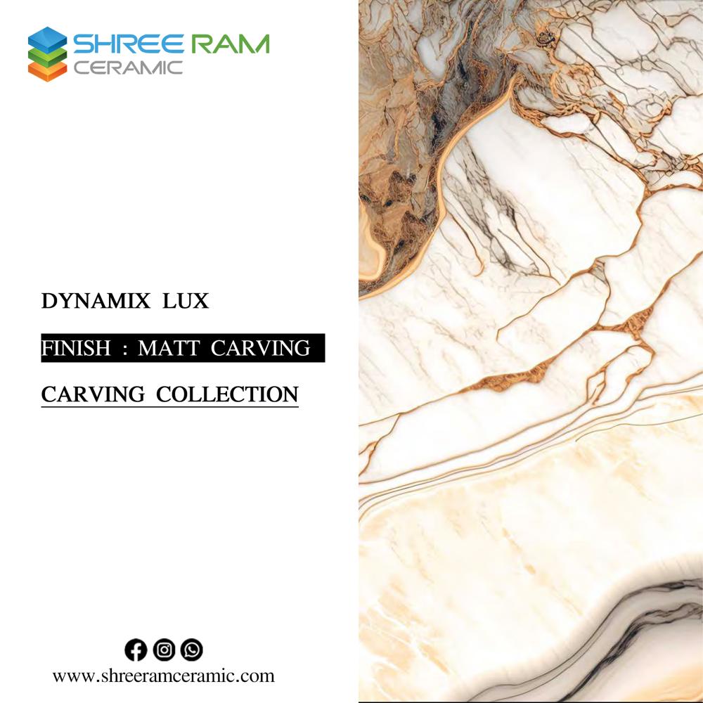 carving vitrified floor tiles