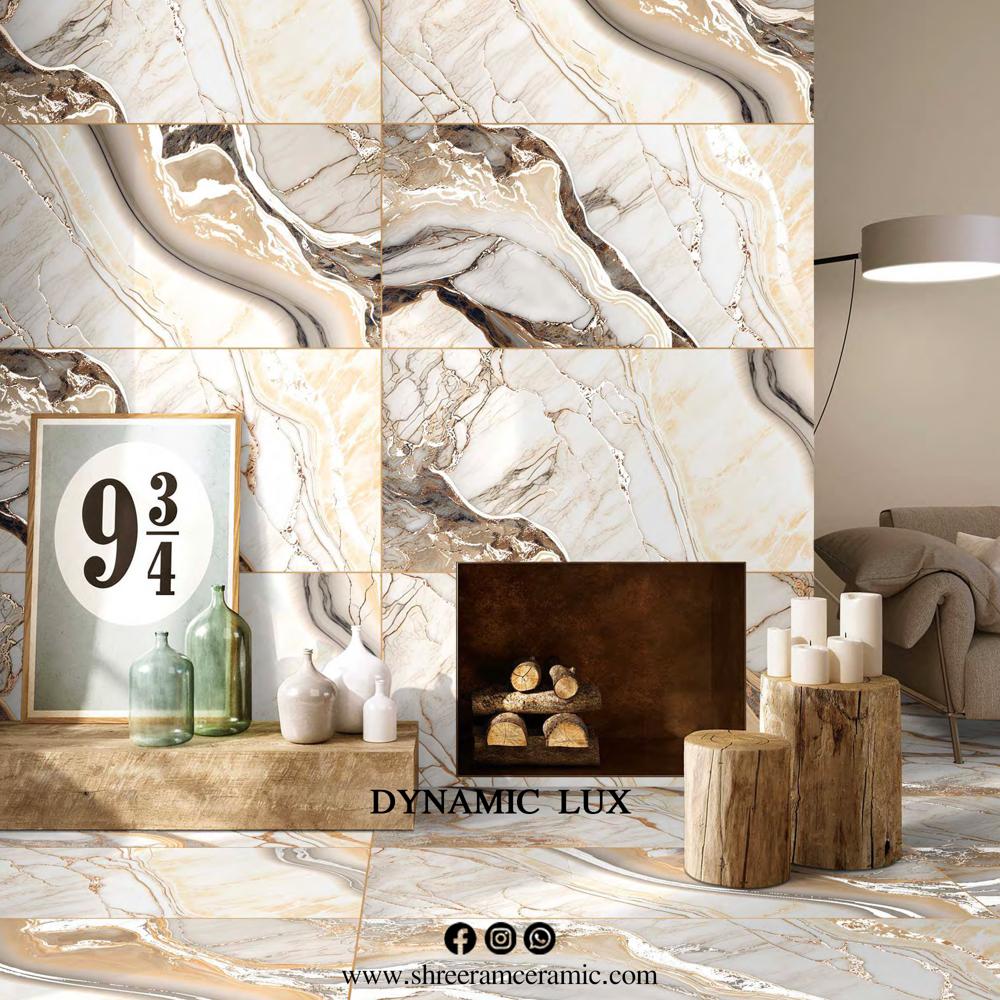 carving vitrified floor tiles