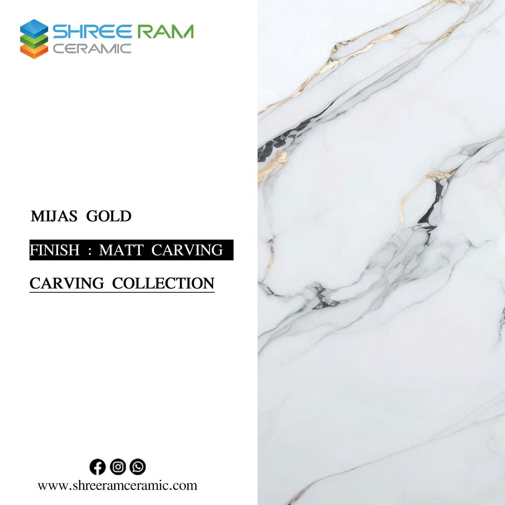 carving vitrified floor tiles