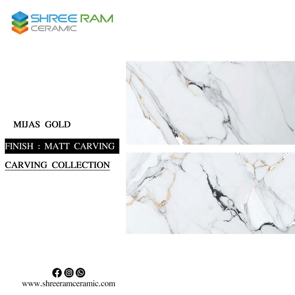 carving vitrified floor tiles