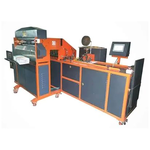 Automatic Notebook Making Stitching Folding Edge Squaring Machine