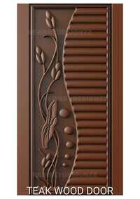 Teak Wood Door - Application: Residential