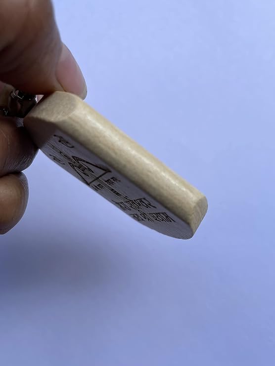 Bamboo Oval Keychain With Swivel Ring (Ss-216) - Capacity: Holds Multiple Keys Securely Pcs/hr