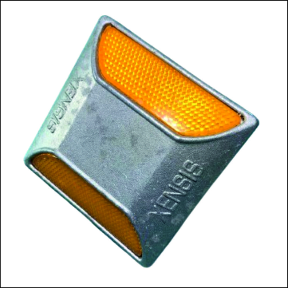 Aluminium Solar Stud - Color: Red Or Orange