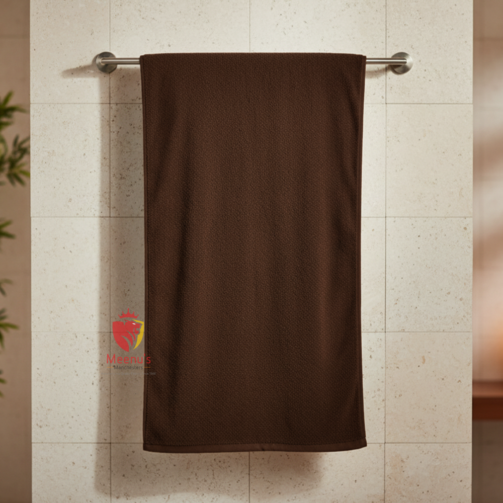 Spa Towel - Linen Material, Quick Dry | Red & Blue Color, Plain Dyed Pattern, No Shrinkage, Plain Style