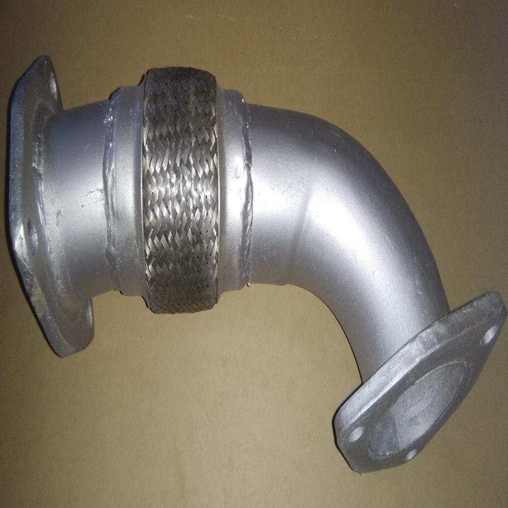 Exhaust Pipe - Mild Steel, 15 Inch Length, 3 Inch Outer Diameter - Corrosion Resistant, For Tata Signa Bsiv Trucks, Oe Part No 504249200119