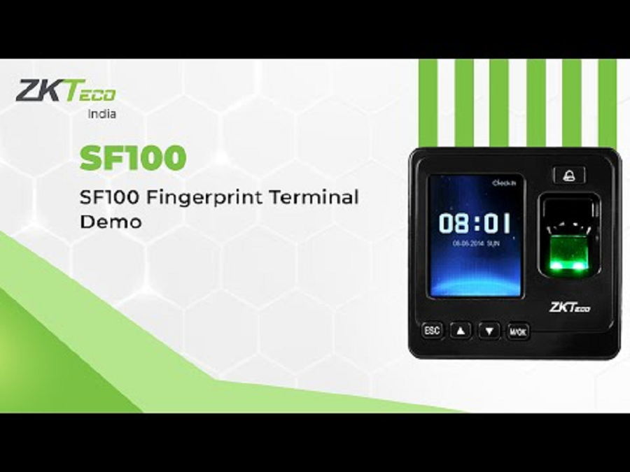 Sf100 बायोमेट्रिक एक्सेस कंट्रोल सिस्टम