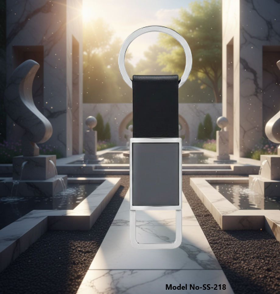 Rectangle Style Hanging Carabiner Keychain (SS-218)