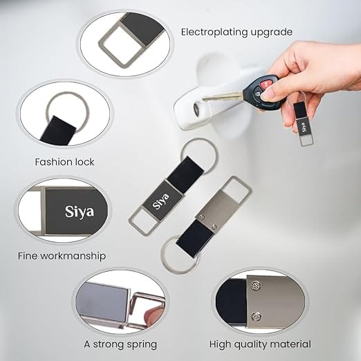 Rectangle Style Hanging Carabiner Keychain (SS-218)