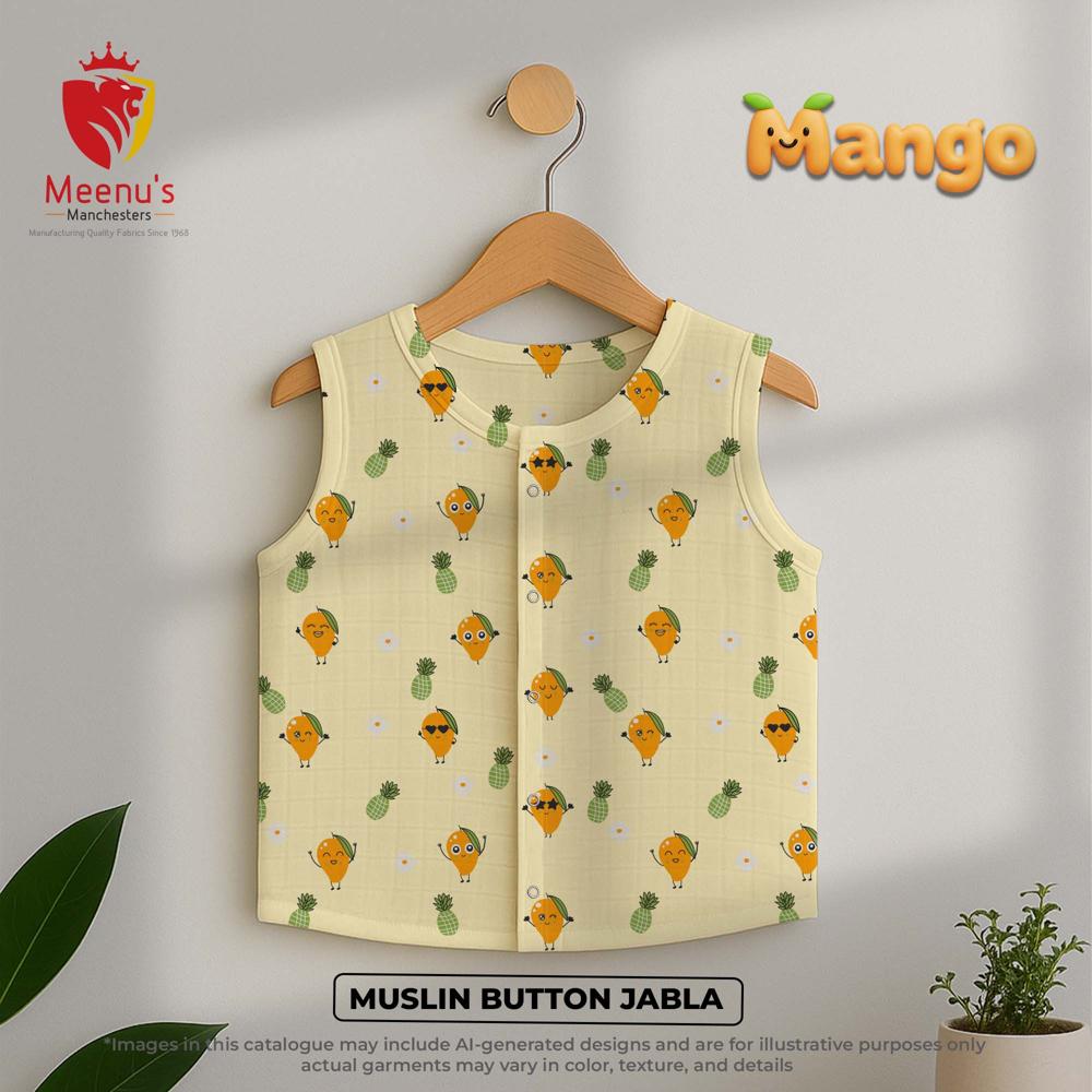 New Born Cotton Button Jablas - Decoration Material: Cloths