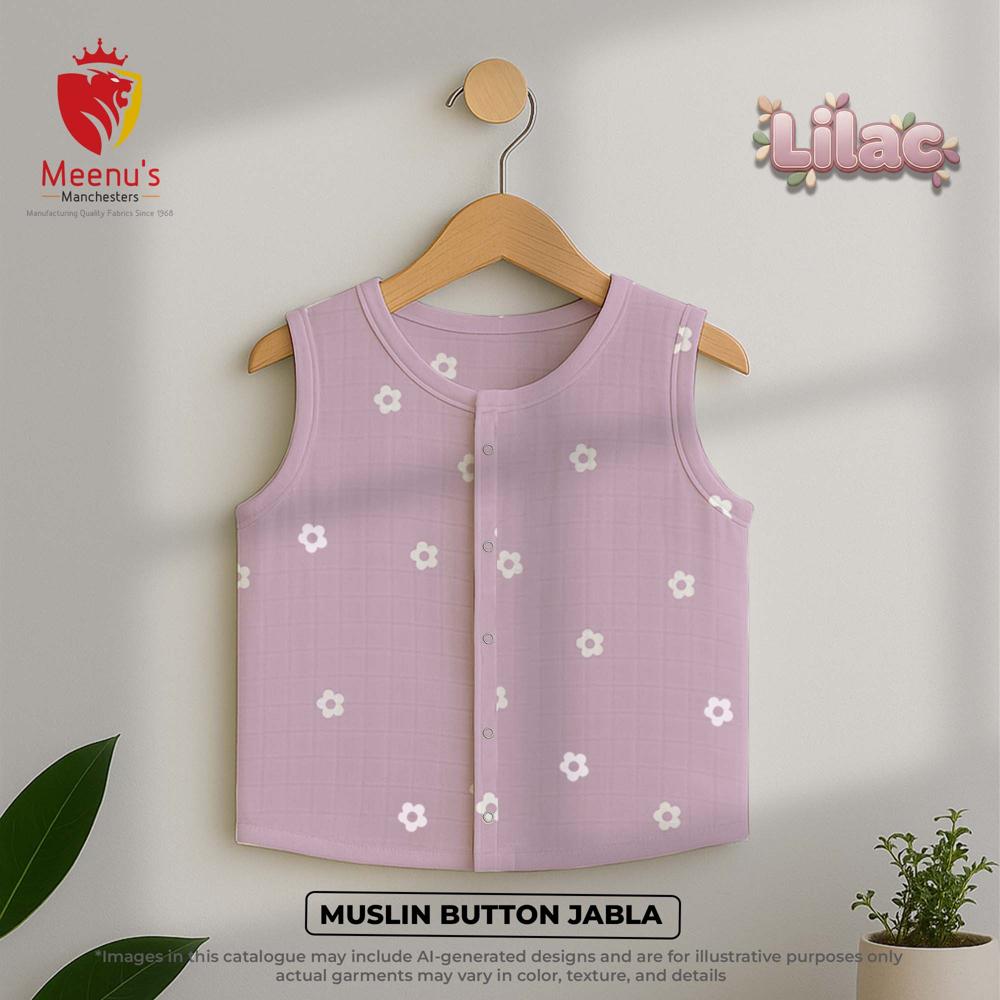 New Born Cotton Button Jablas - Decoration Material: Cloths