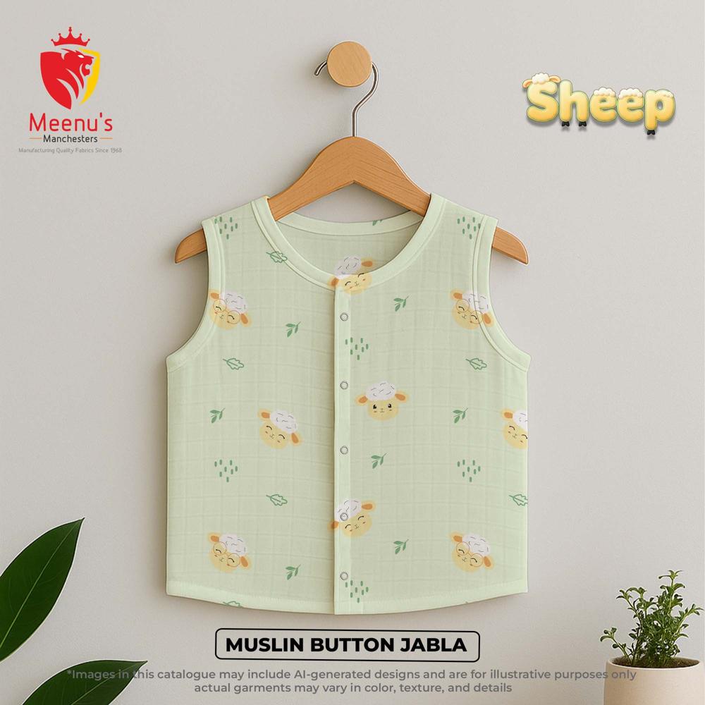 New Born Cotton Button Jablas - Decoration Material: Cloths