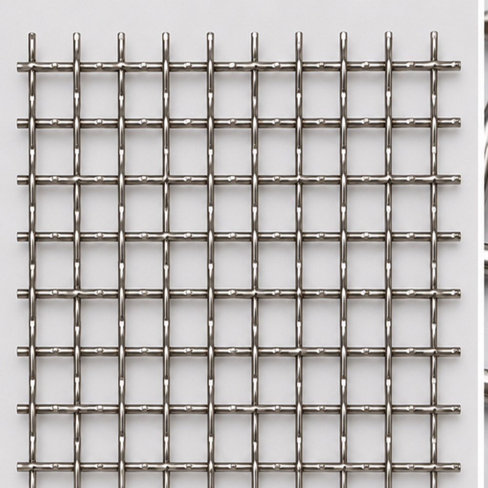 Lock Crimp Screens Form D Wire Mesh - Application: Filters