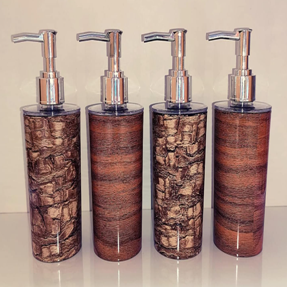 Wooden Print Soap Dispenser