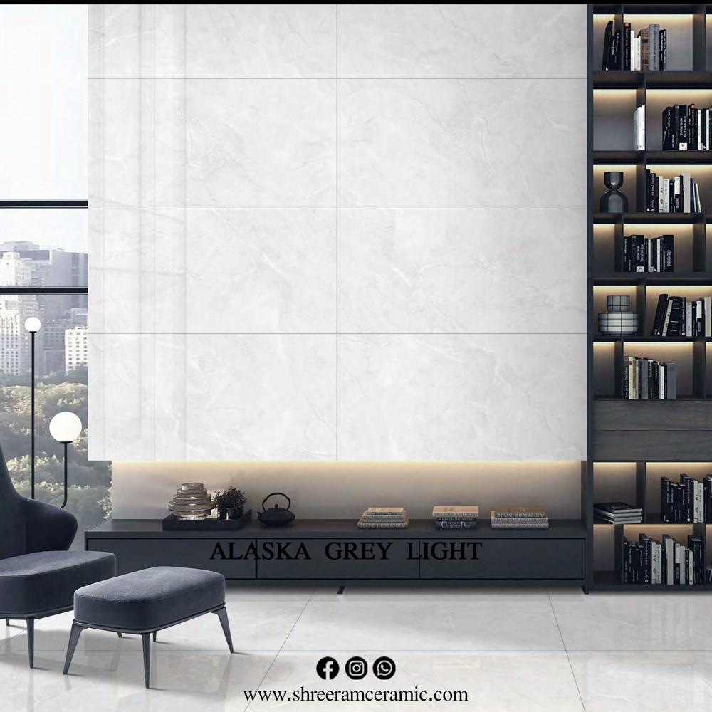 Glossy Vitrified Tiles - Color: Multi Color