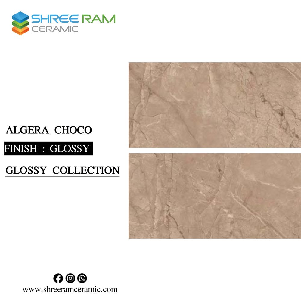 Glossy Vitrified Tiles - Color: Multi Color