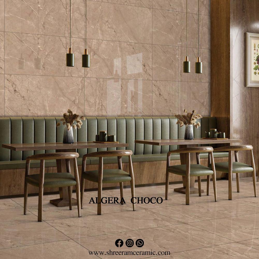 Glossy Vitrified Tiles - Color: Multi Color