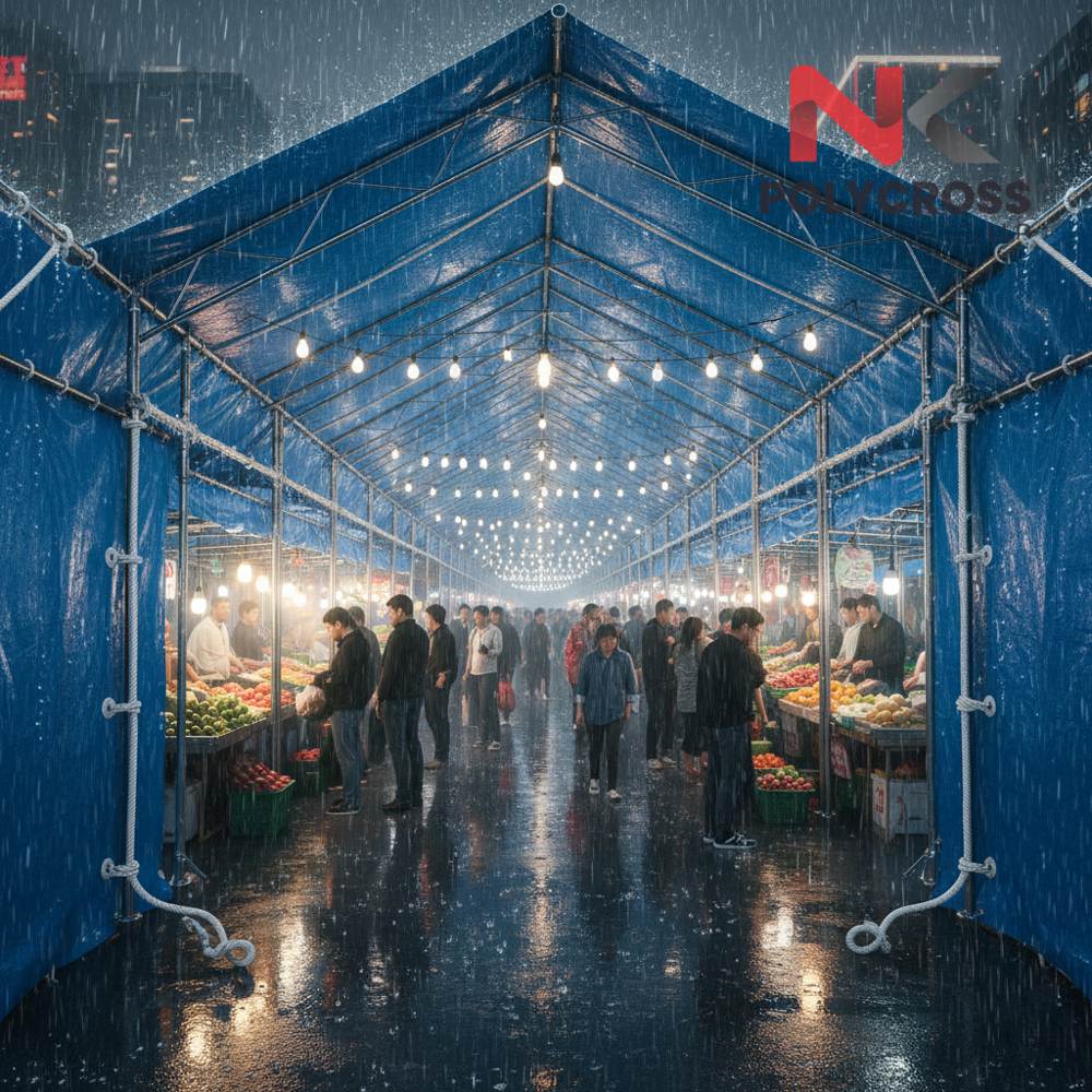 Home Tarpaulin - Application: Roof Covering And Temporary Shade  Protection Of Furniture And Appliances  Balcony And Window Rain Protection  Vehicle Covering (Bike