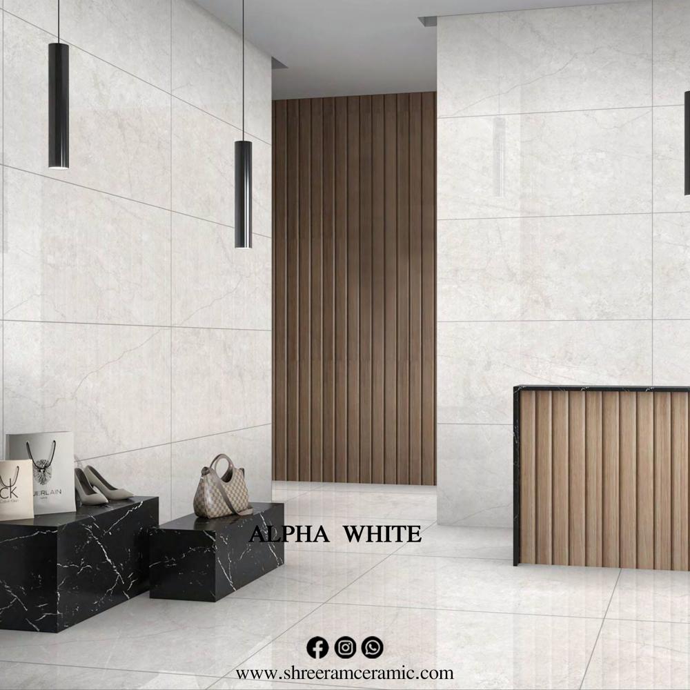Glossy Vitrified Tiles - Feature: Acid-resistant