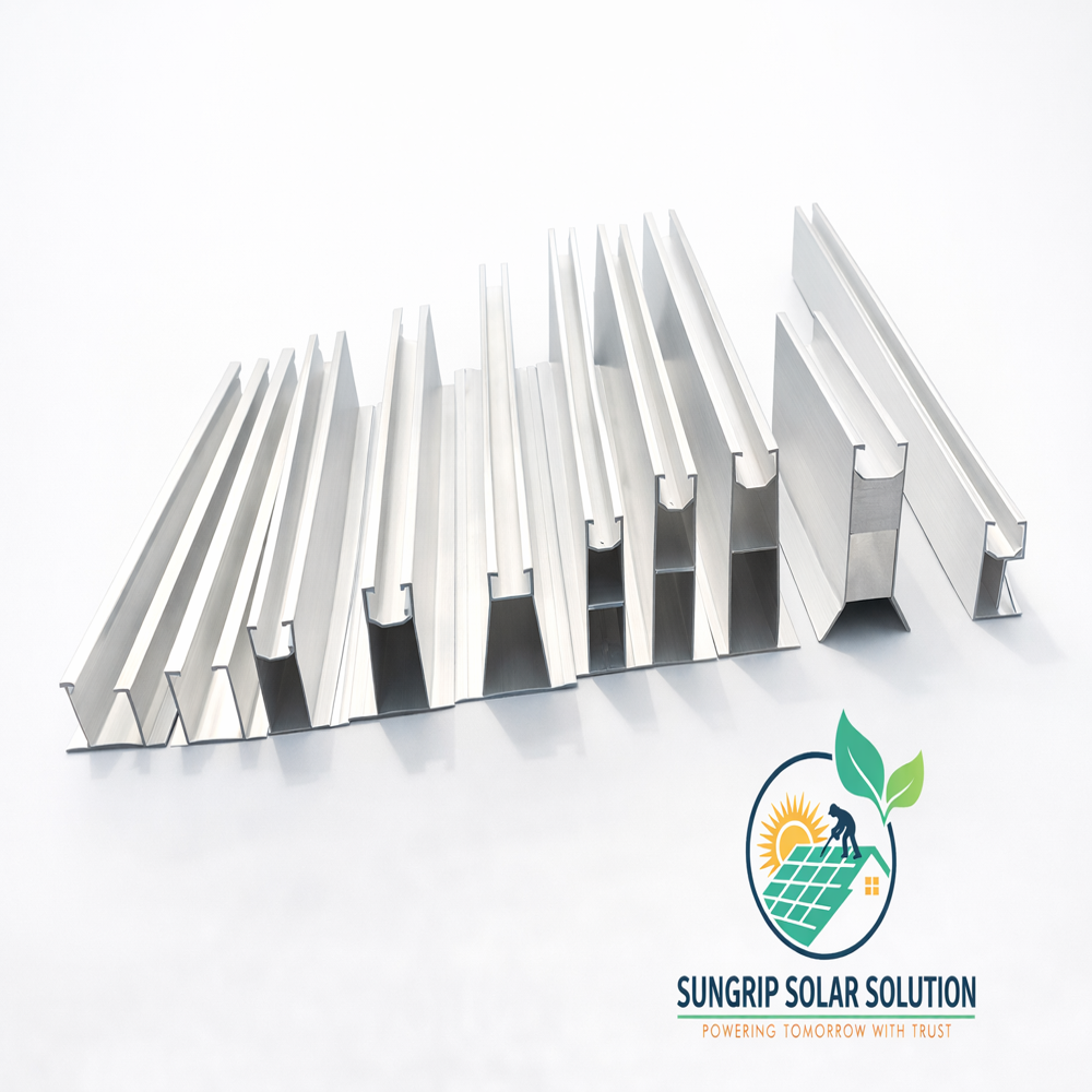 solar panel mounting rails