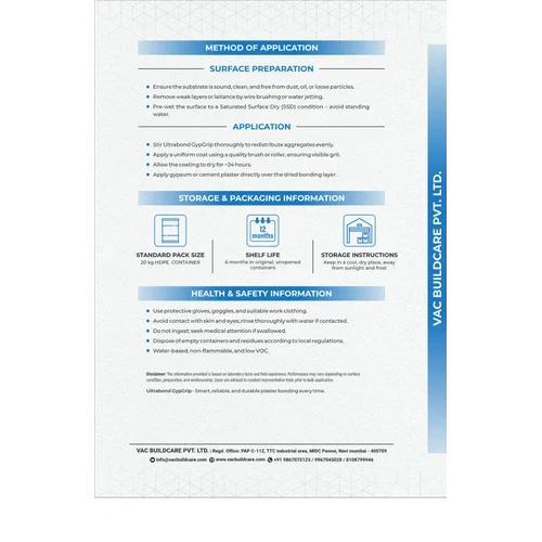 CONCARE ULTRABOND GYP GRIP