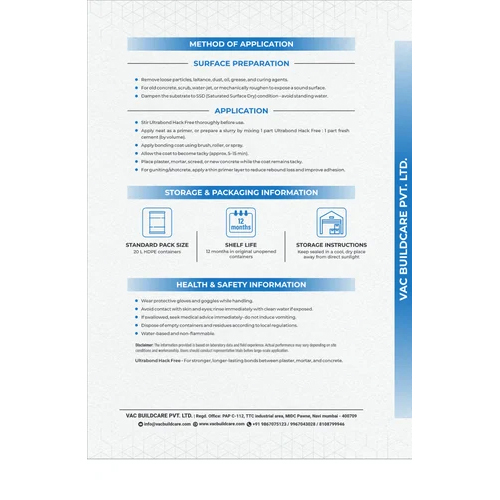 CONCARE ULTRABOND HACK-FREE