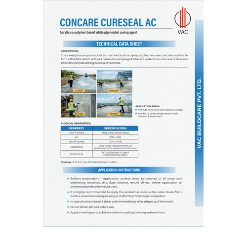 Concare Cureseal Ac - Chemical Name: Acrylic Polymer