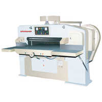 Semi Automatic High Speed Paper Guillotine Machine - Color: White