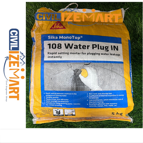 Sika Monotop 108 Water Plug In