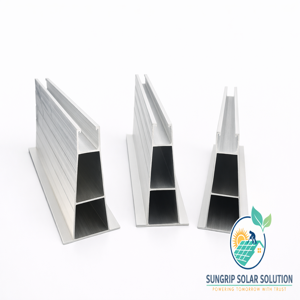 solar panel aluminium rails