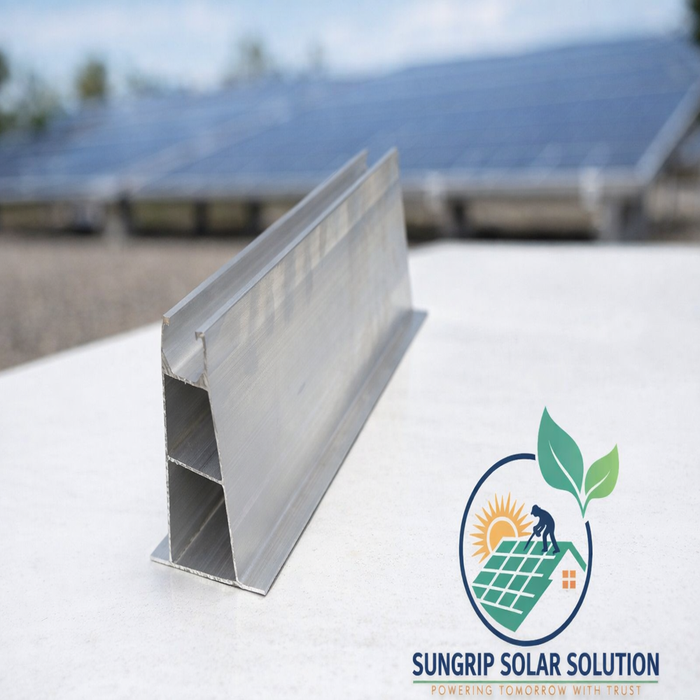 solar panel aluminium rails