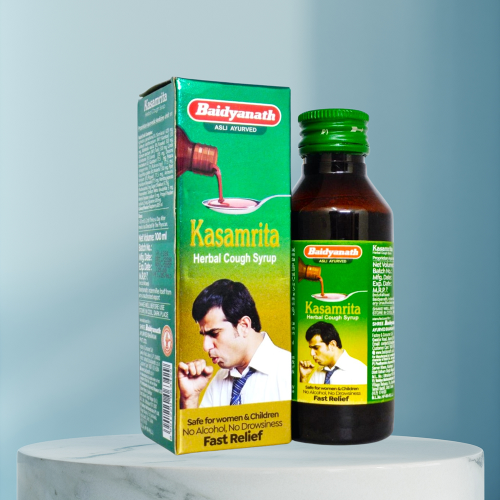 Baidyanath Kasamrit Herbal Cough Syrup 100ML