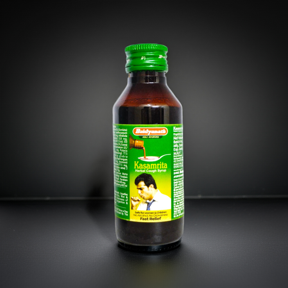 Baidyanath Kasamrit Herbal Cough Syrup 100ML