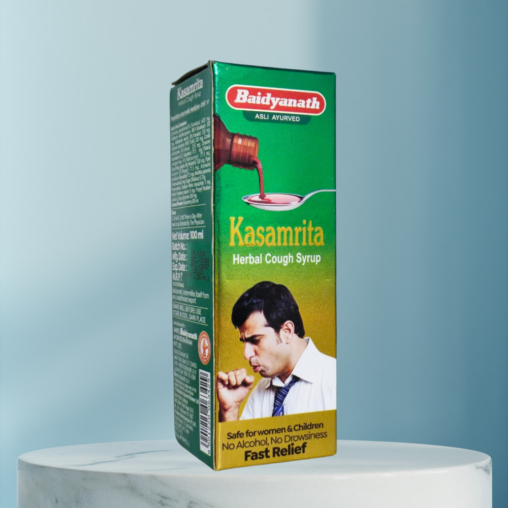 Baidyanath Kasamrit Herbal Cough Syrup 100ML