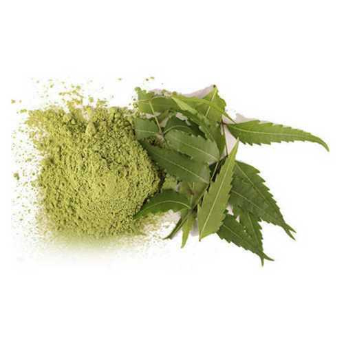 green-dry neem leaf powder