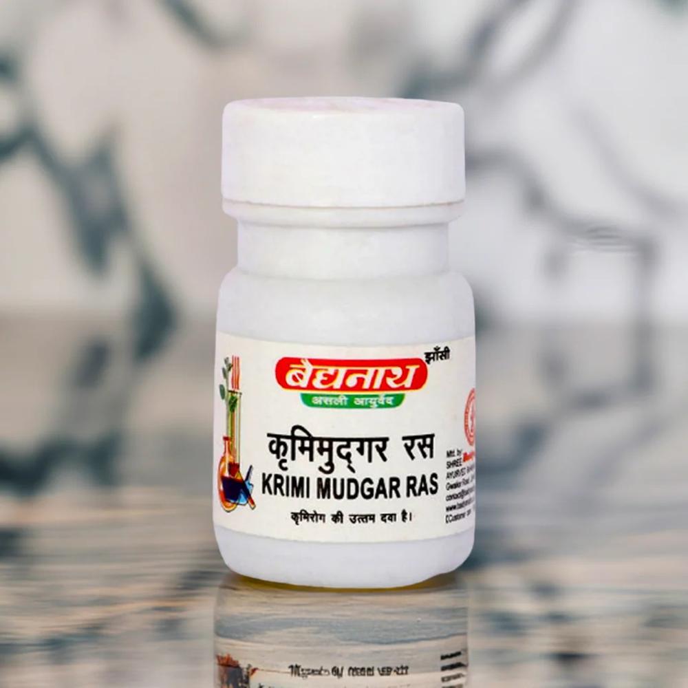 Baidyanath Krimi Mudgar Ras 40 Tablets