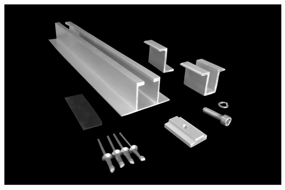 aluminium alloy solar mounting rails