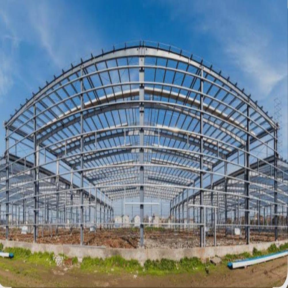Ware House Prefabricated Building - Color: Light Grey
