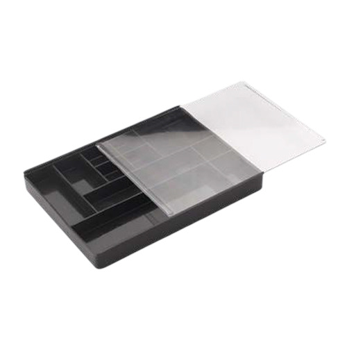 Box Plastic With 11 Compartments Of Different Sizes