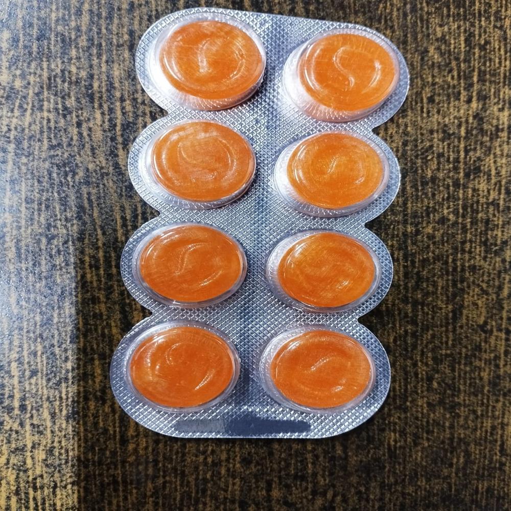 Strepsils (Medicated Throat Lozenges For Sore Throat  Flavor Orange)