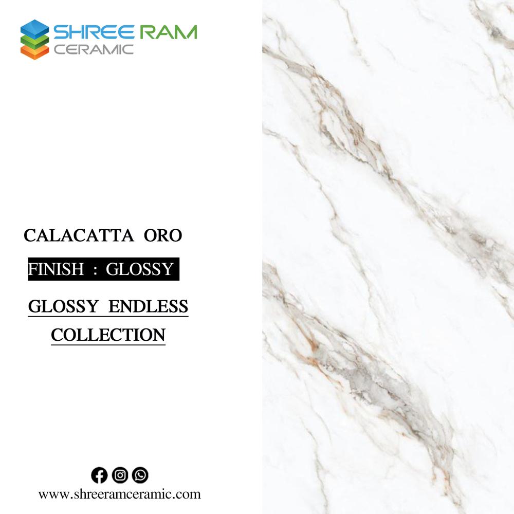 Glossy Vitrified Tiles - Color: Multi Color