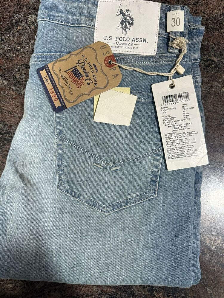Mens Plain Jeans