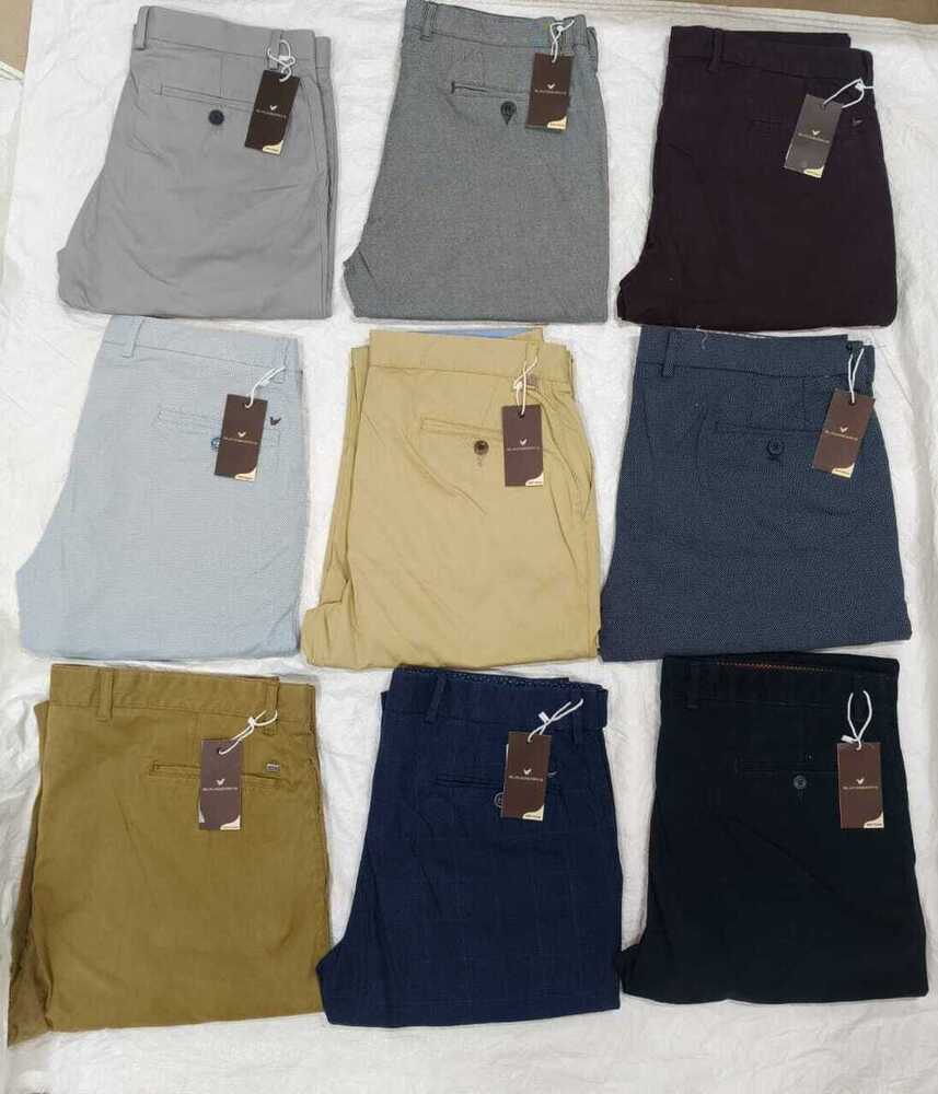 Blackberry Mens Cotton Trouser with brand bill