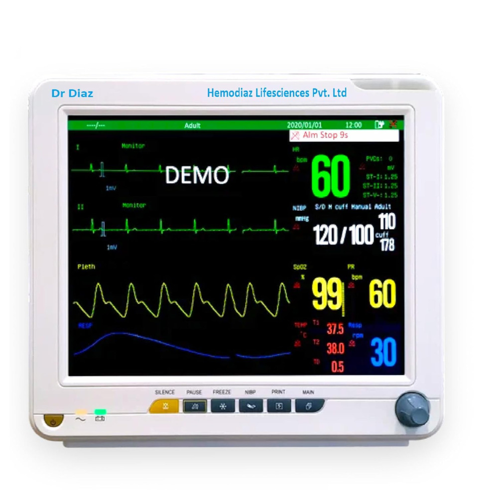 12.1 Inch PM 12 Patient Monitor for Vital Sign Monitoring